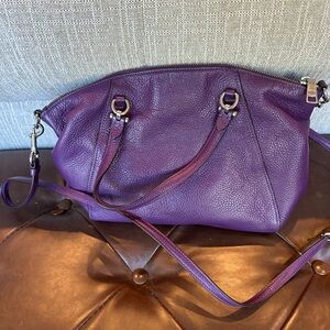 Purple Coach Purse